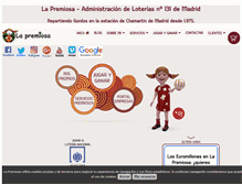 Tablet Screenshot of lapremiosa.com